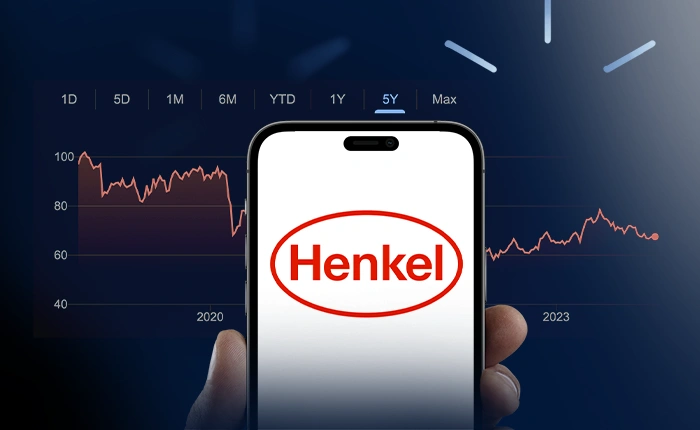 Henkel: Kurs festgeklebt